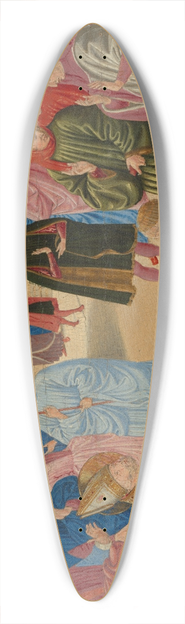 Benozzo Gozzoli - Saint Zenobius Resuscitating a Dead Child 39.3 inch art pintail longboard deck