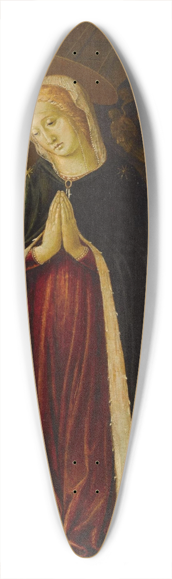 Benozzo Gozzoli - The Adoration of the Christ Child 39.3 inch art pintail longboard deck