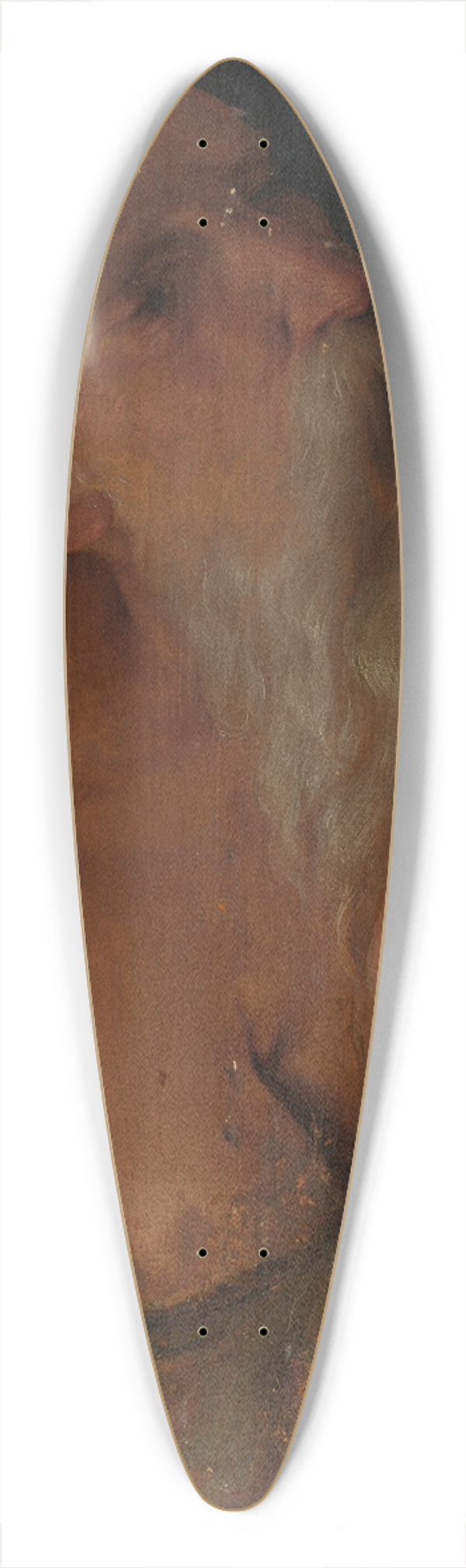 Benvenuto Tisi - Portrait of a Man 39.3 inch art pintail longboard deck