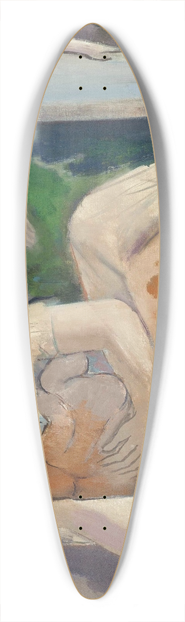 Bernard Meninsky - The Suprise 39.3 inch art pintail longboard deck