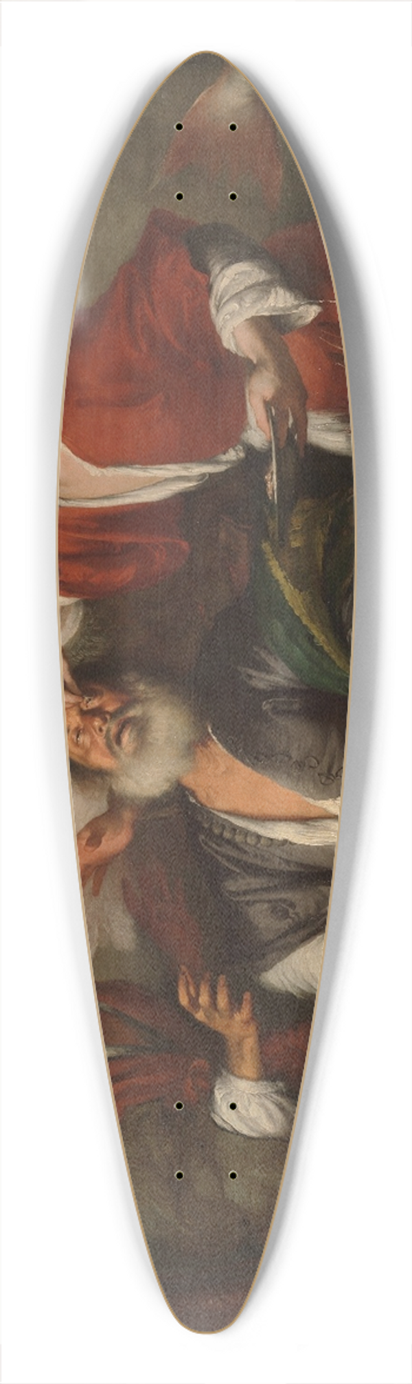 Bernardo Strozzi - Tobias Curing His Fathers Blindness 39.3 inch art pintail longboard deck