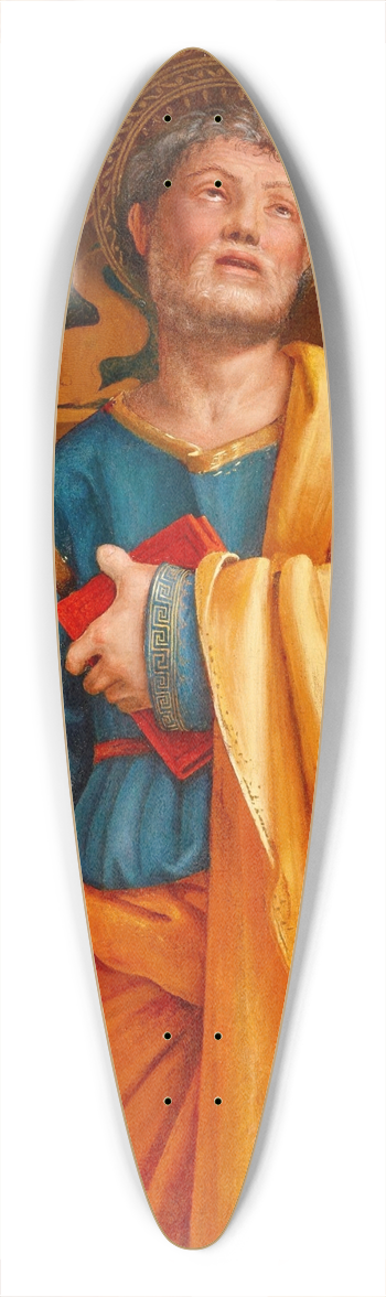 Bernardo Zenale - Saint Peter the Apostle 39.3 inch art pintail longboard deck