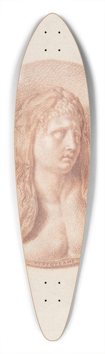 Bernard Picart - Presumed Portrait of Alexander the Great 39.3 inch art pintail longboard deck