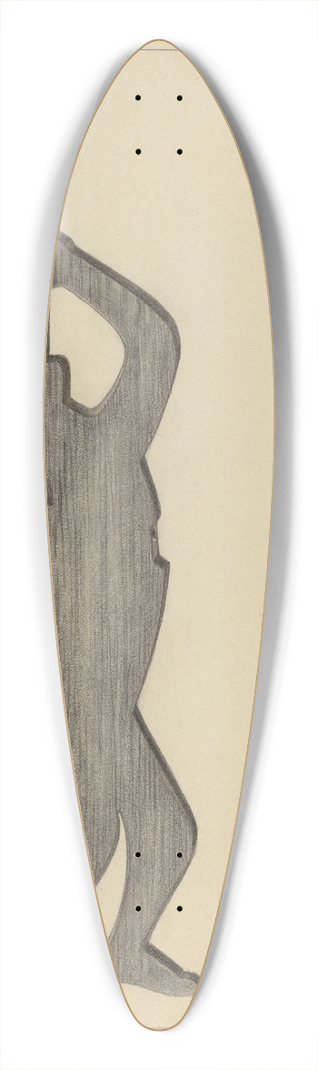 Bernard Westmacott - Weather Vane 39.3 inch art pintail longboard deck