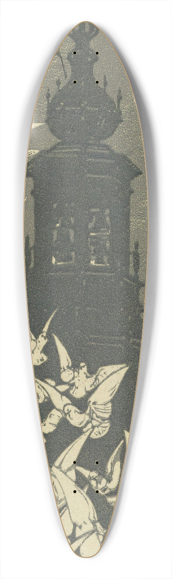 Bernard Willem Wierink - Vredejaar 39.3 inch art pintail longboard deck