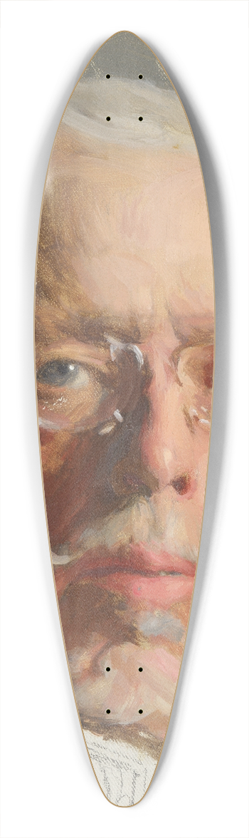 Bernhard sterman - Gustav V 39.3 inch art pintail longboard deck