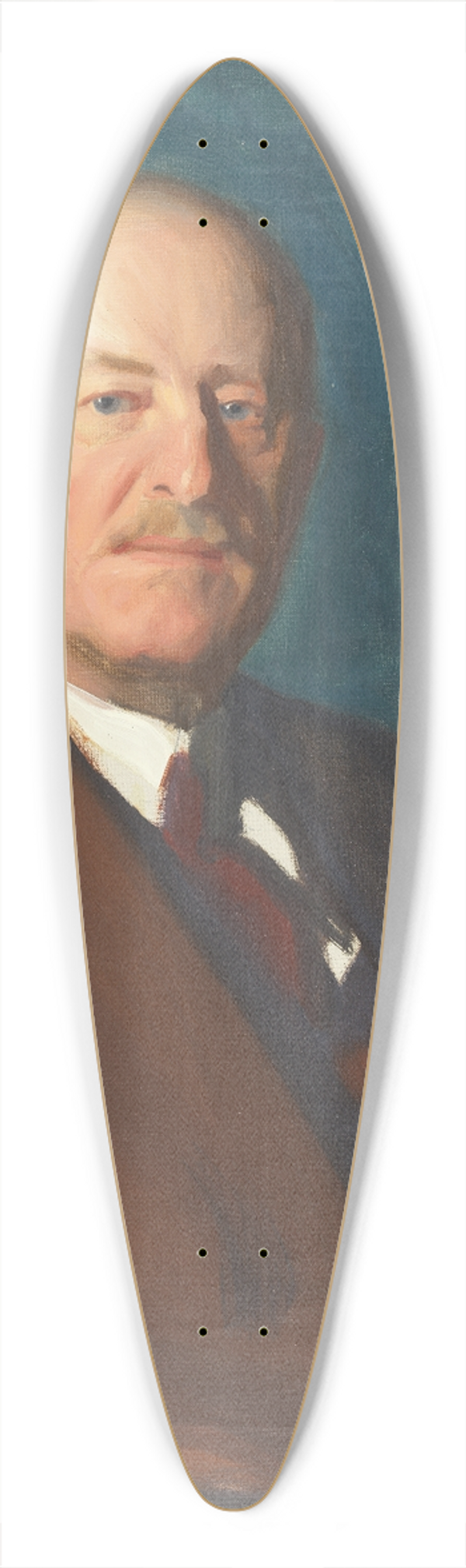 Bernhard sterman - Sketch, Baron Silfverskild 39.3 inch art pintail longboard deck