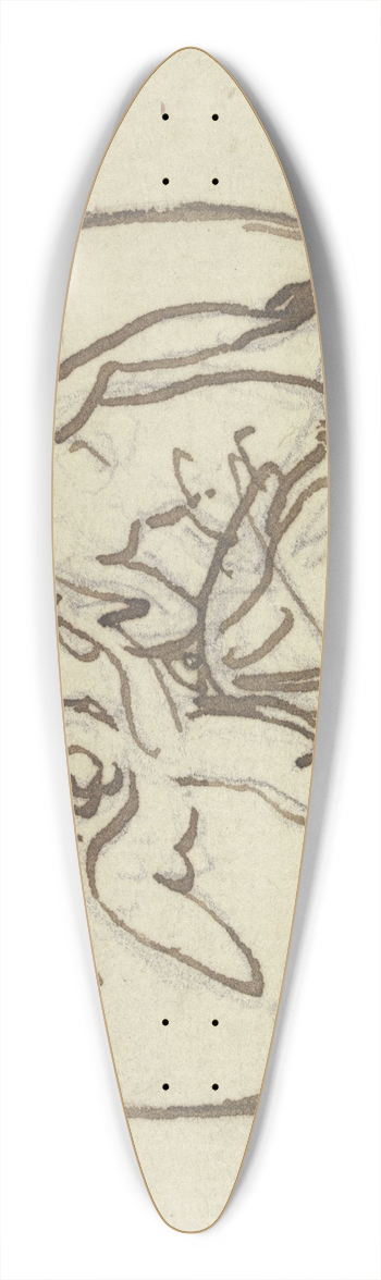 Bertel Thorvaldsen - Venus and Cupid 39.3 inch art pintail longboard deck