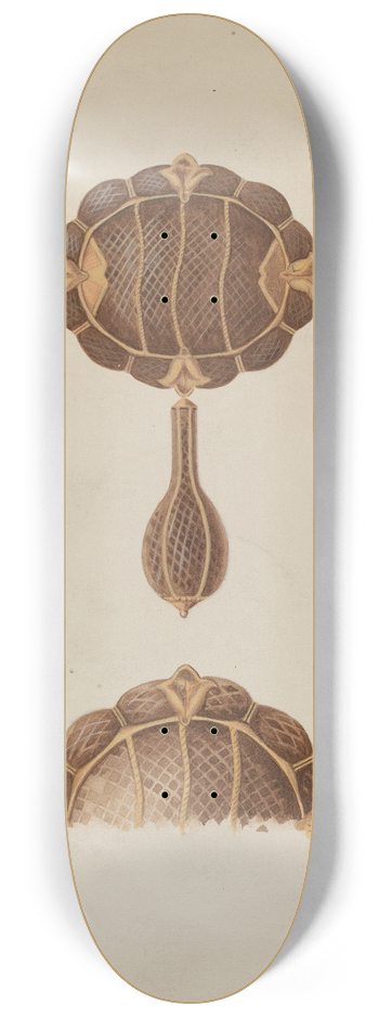 Bertha Semple - Brooch 8.25 inch art skate deck