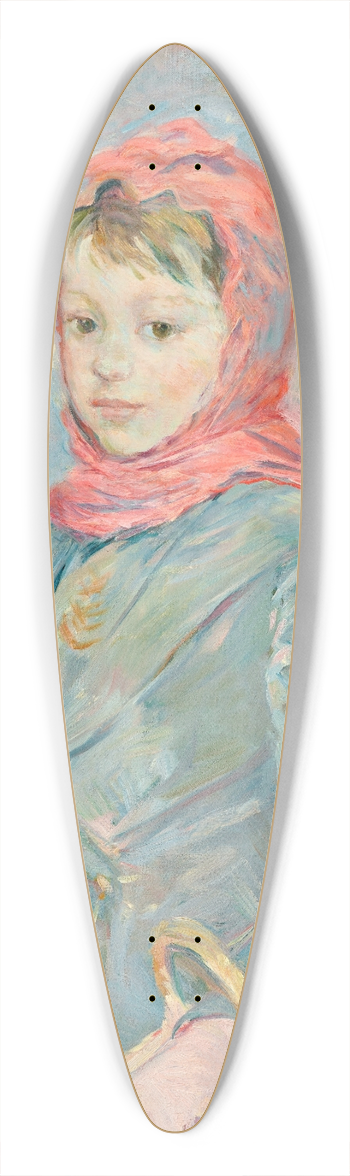 Berthe Morisot - Fillette portant un panier 39.3 inch art pintail longboard deck