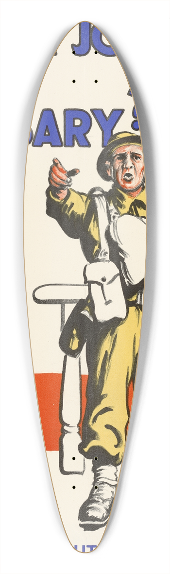 Bert Thomas - Is Your Journey Really Necessary 39.3 inch art pintail longboard deck