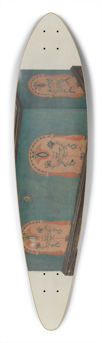 Betty Jean Davis - Pa. German Chest 39.3 inch art pintail longboard deck