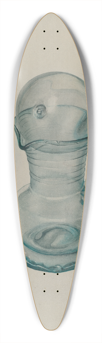Beverly Chichester - Creamer with Cover 39.3 inch art pintail longboard deck