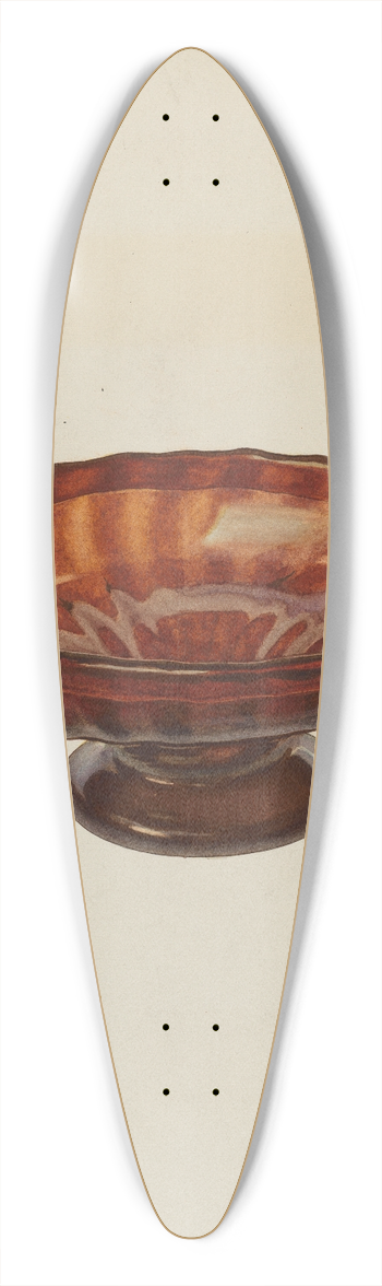 Beverly Chichester - Dish with Foot 39.3 inch art pintail longboard deck