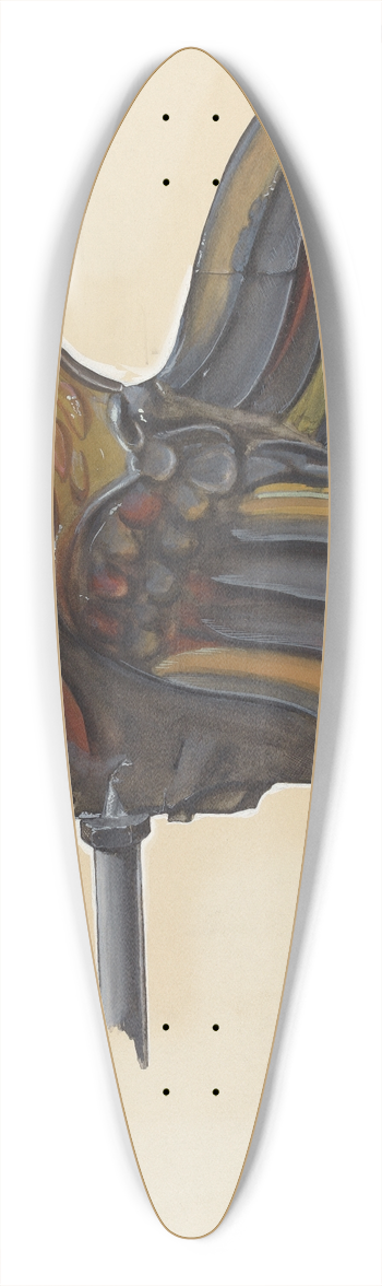 Beverly Chichester - Weathercock 39.3 inch art pintail longboard deck