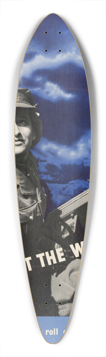 Beverly Pick - ATS at the Wheel 39.3 inch art pintail longboard deck
