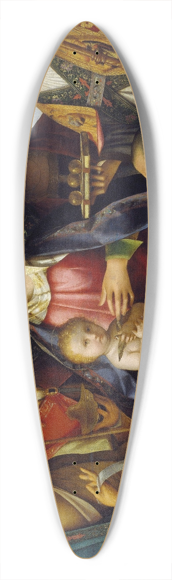 Boccaccio Boccaccino - Virgin And Child With Saints And A Donor 1505-1515 39.3 inch art pintail longboard deck