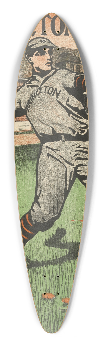 Bristow Adams - Princeton 39.3 inch art pintail longboard deck