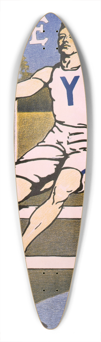 Bristow Adams - Yale 39.3 inch art pintail longboard deck