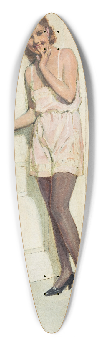 Brynolf Wennerberg - In Erwartung 39.3 inch art pintail longboard deck