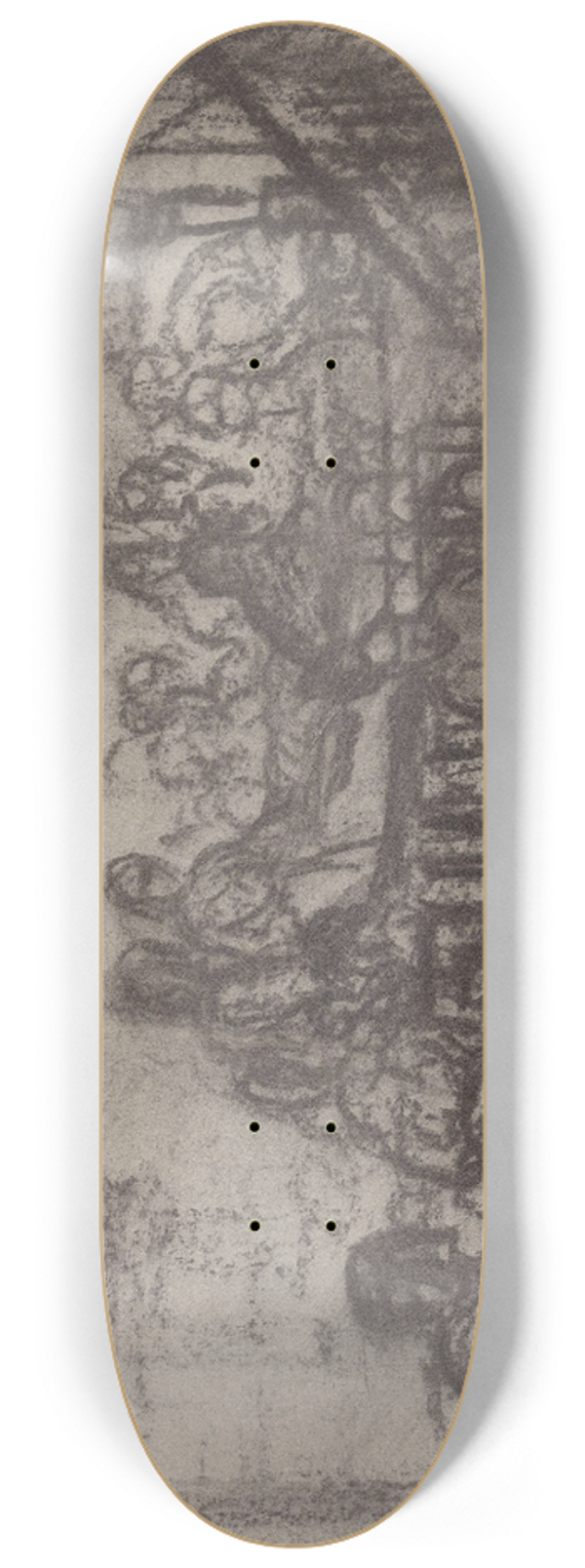 Adolph Tidemand - Figurer i interir 8.25 inch art skate deck