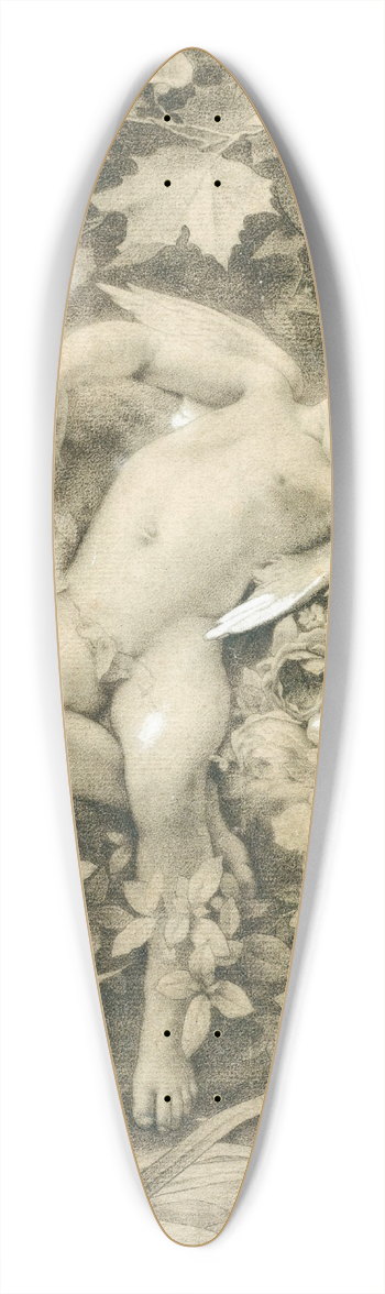Camille Flix Bellanger - Le sommeil de lamour 39.3 inch art pintail longboard deck