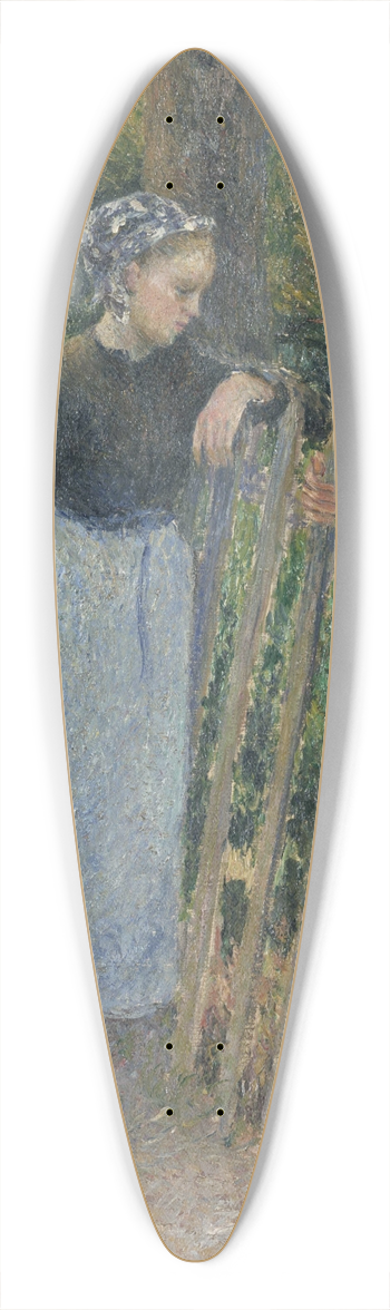 Camille Pissarro - Conversation 39.3 inch art pintail longboard deck