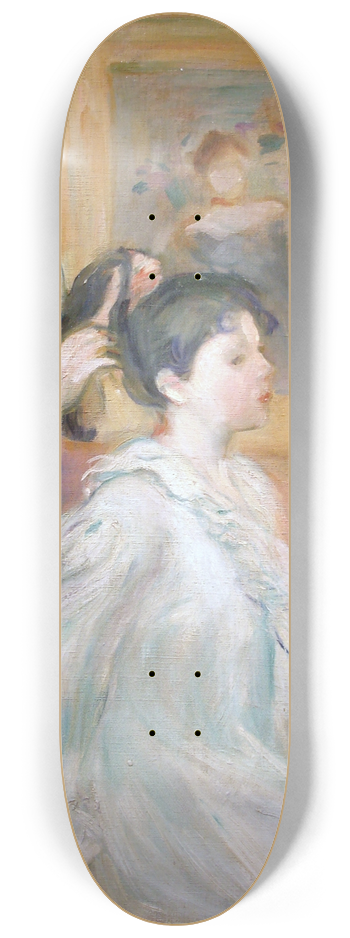 Berthe Morisot - La Coiffure 8.25 inch art skate deck
