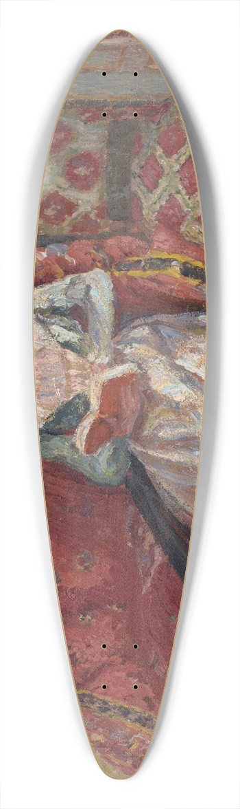 Camille Pissarro - Jeanne Pissarro dite Cocotte, lisant 39.3 inch art pintail longboard deck