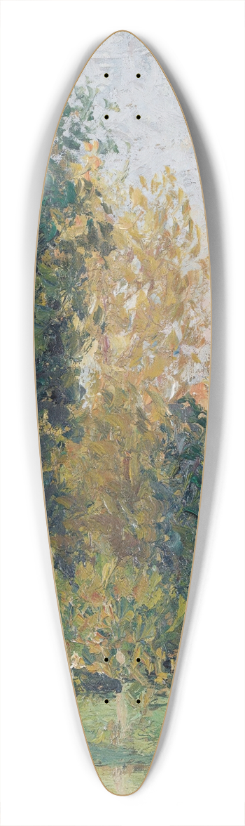 Camille Pissarro - Paysage Avec Deux Personnages, ragny, Automne 39.3 inch art pintail longboard deck