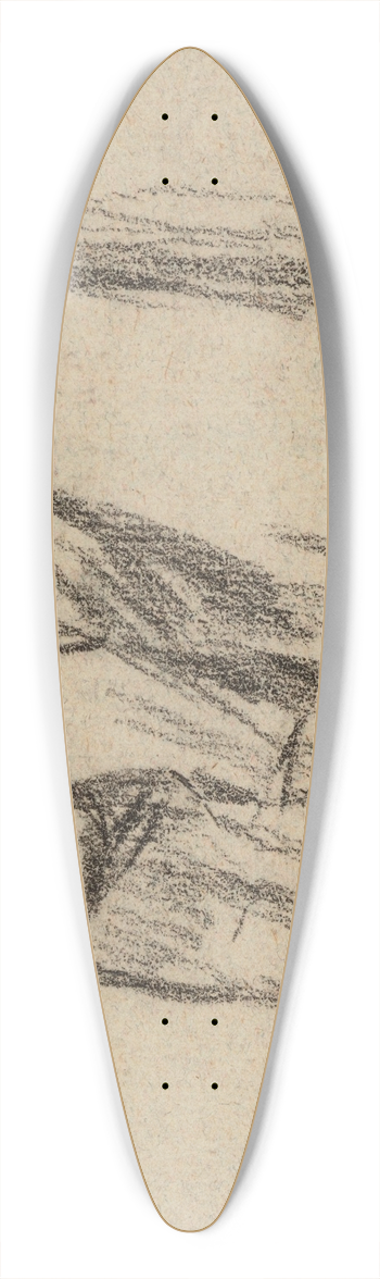 Camille Pissarro - Paysanne 39.3 inch art pintail longboard deck