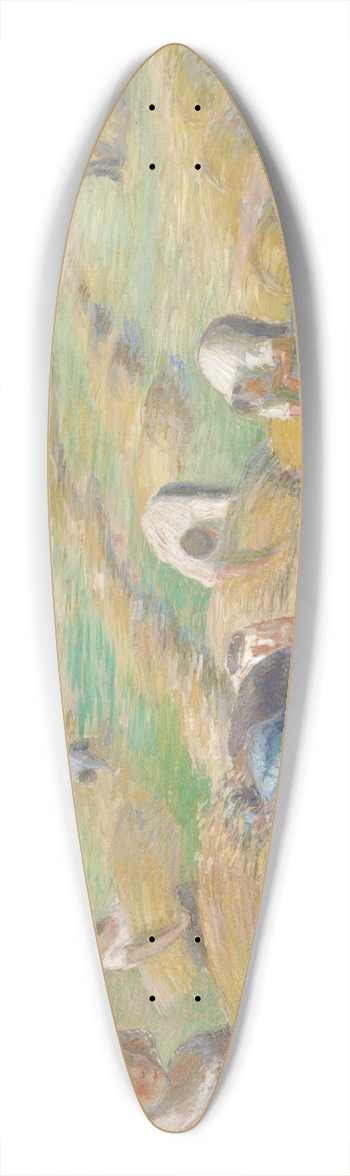 Camille Pissarro - The Harvest 39.3 inch art pintail longboard deck