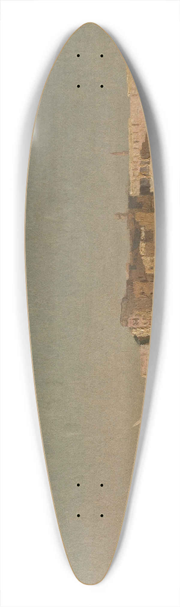 Camille Wauters - A View of Cairo 39.3 inch art pintail longboard deck