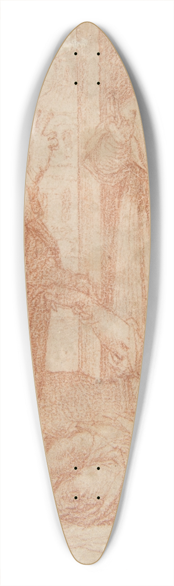 Camillo Procaccini - Saint Francis of Assisi Resuscitating a Dead Youth 39.3 inch art pintail longboard deck