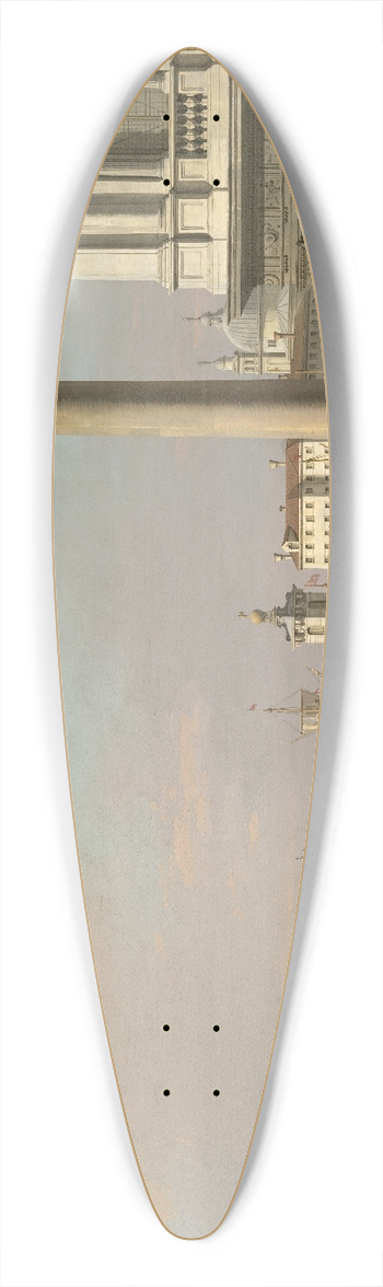 Canaletto - Bacino di S. Marco- From the Piazzetta 39.3 inch art pintail longboard deck