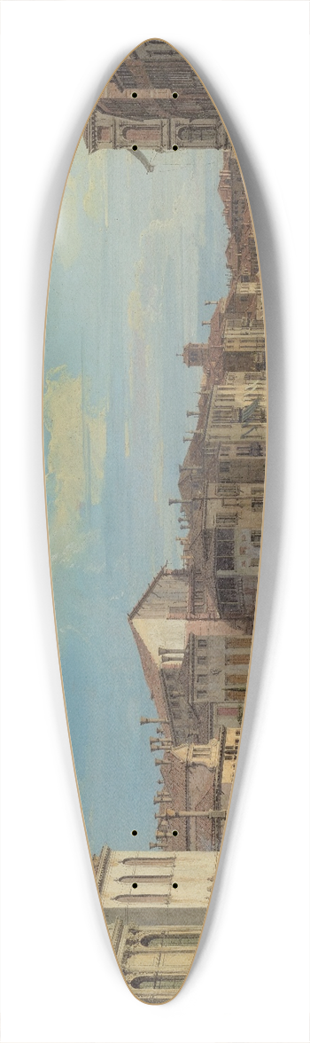 Canaletto - The Grand Canal in Venice from Palazzo Flangini to Campo San Marcuola 39.3 inch art pintail longboard deck