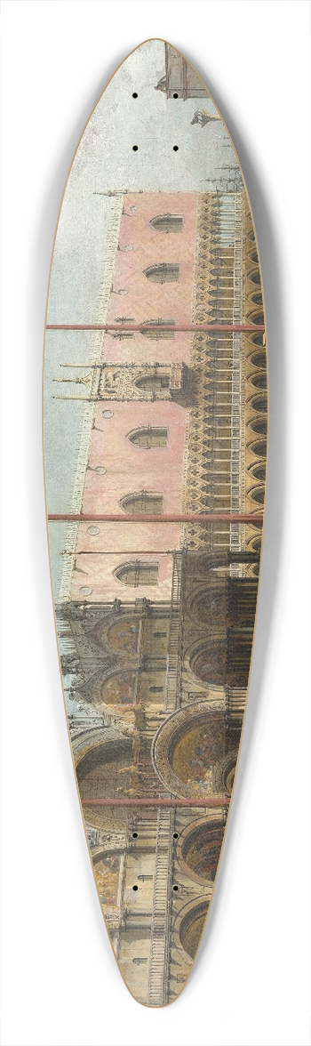 Canaletto - The Square of Saint Marks,Venice 39.3 inch art pintail longboard deck