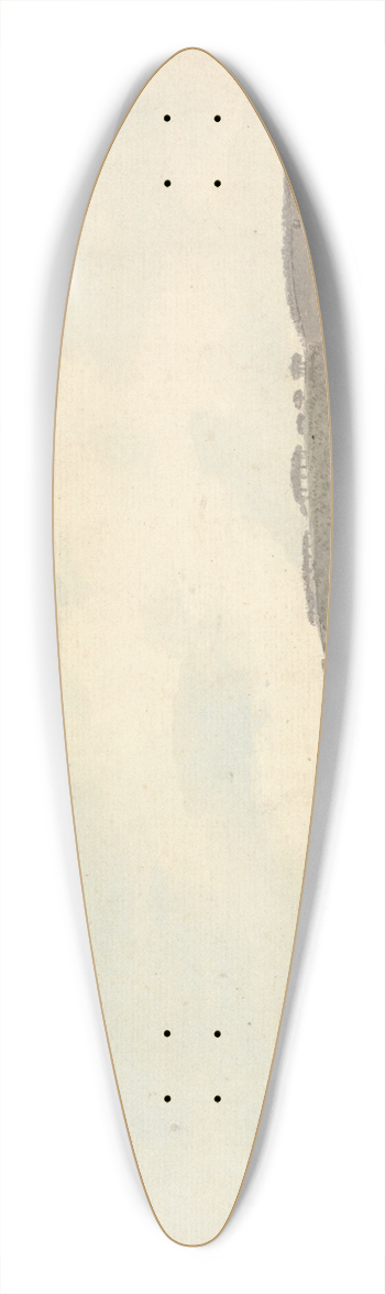 Capt. Francis Grose - St. Nicholass Island off Mount Edgecombe 39.3 inch art pintail longboard deck