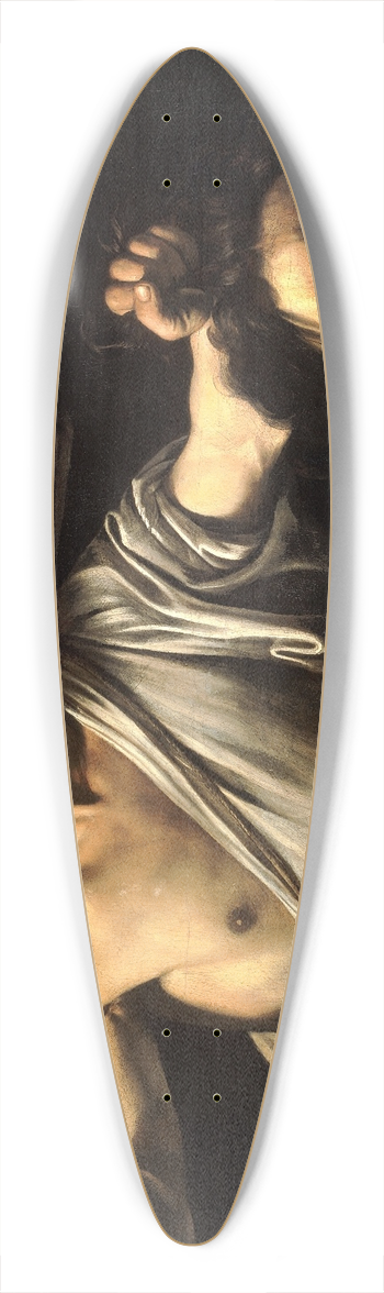 Caravaggio - David with the Head of Goliath 39.3 inch art pintail longboard deck