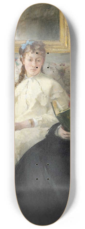Berthe Morisot - The Mother and Sister of the Artist 8.25 inch art skate deck