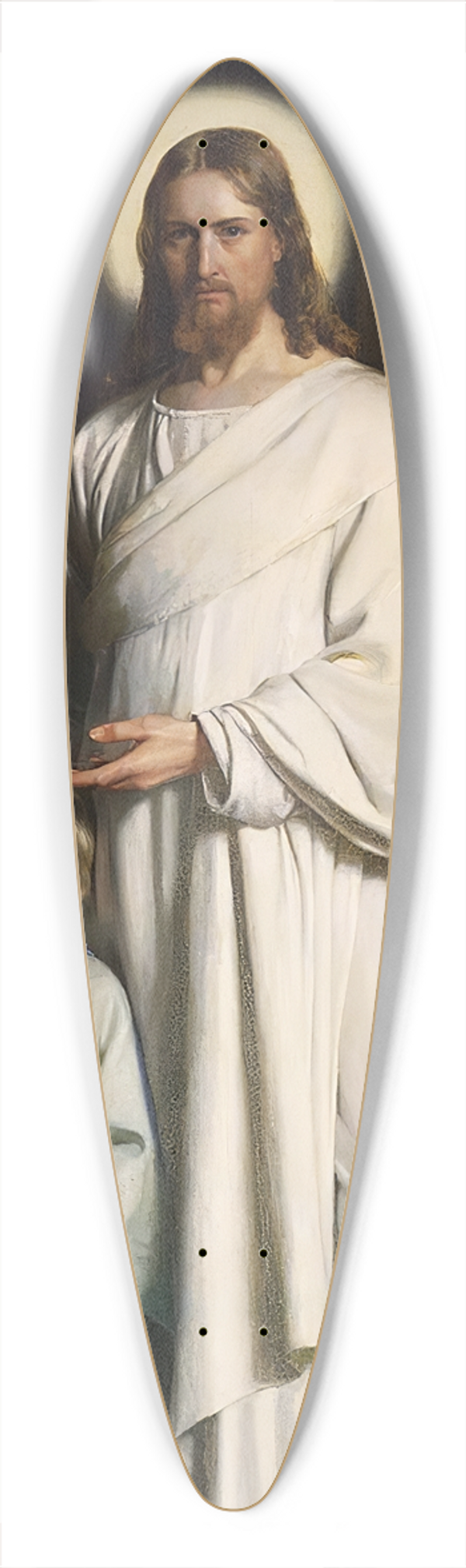 Carl Bloch - Christ blessing the little child 39.3 inch art pintail longboard deck