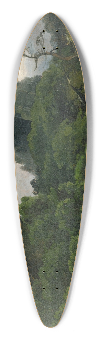 Carl Bolze - Baumgruppe (Skizze) 39.3 inch art pintail longboard deck