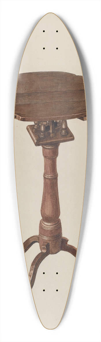 Carl Buergerniss - Candle Table 39.3 inch art pintail longboard deck