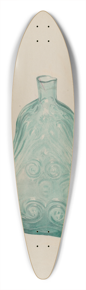 Carl Buergerniss - Flask 39.3 inch art pintail longboard deck