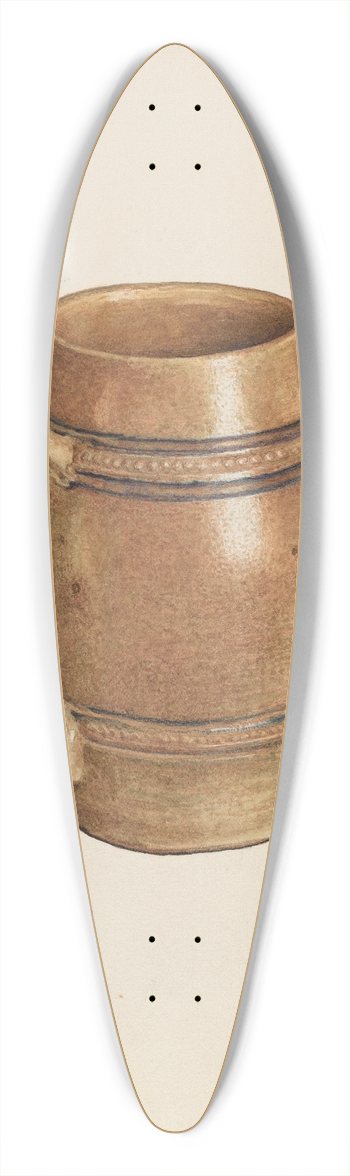 Carl Buergerniss - Stoneware Mug 39.3 inch art pintail longboard deck