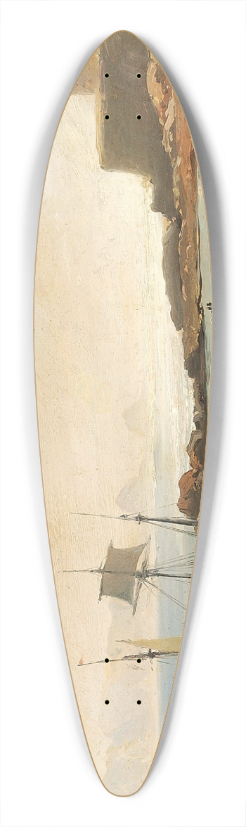 Carl Frederik Srensen - Parti fra Guernsey 39.3 inch art pintail longboard deck