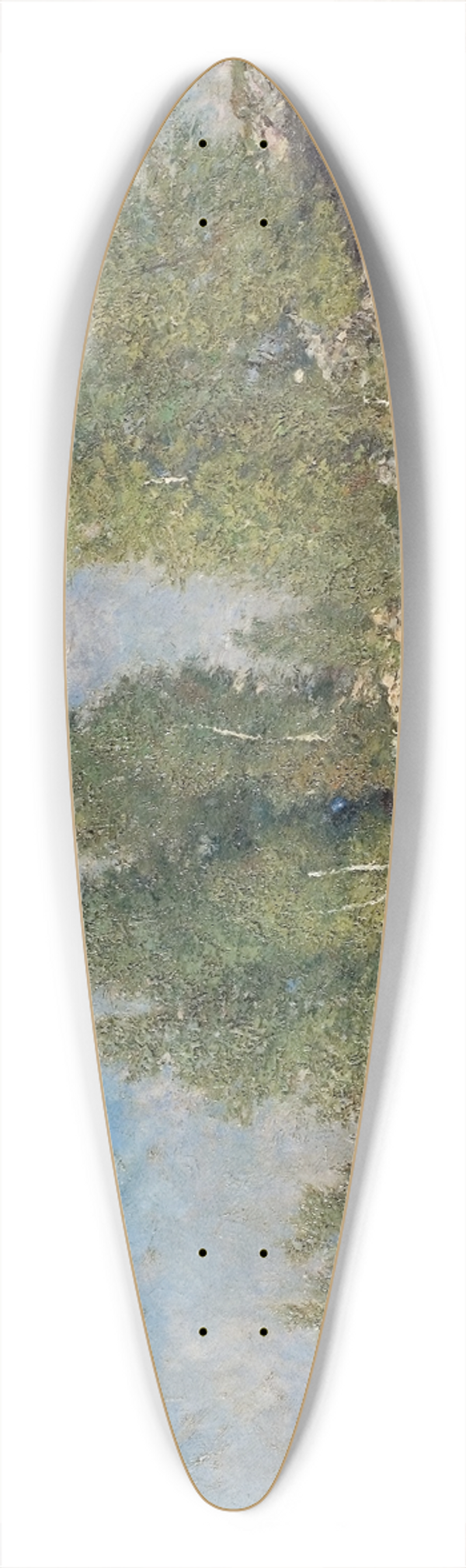 Carl Fredrik Hill - Gravel Slope 39.3 inch art pintail longboard deck