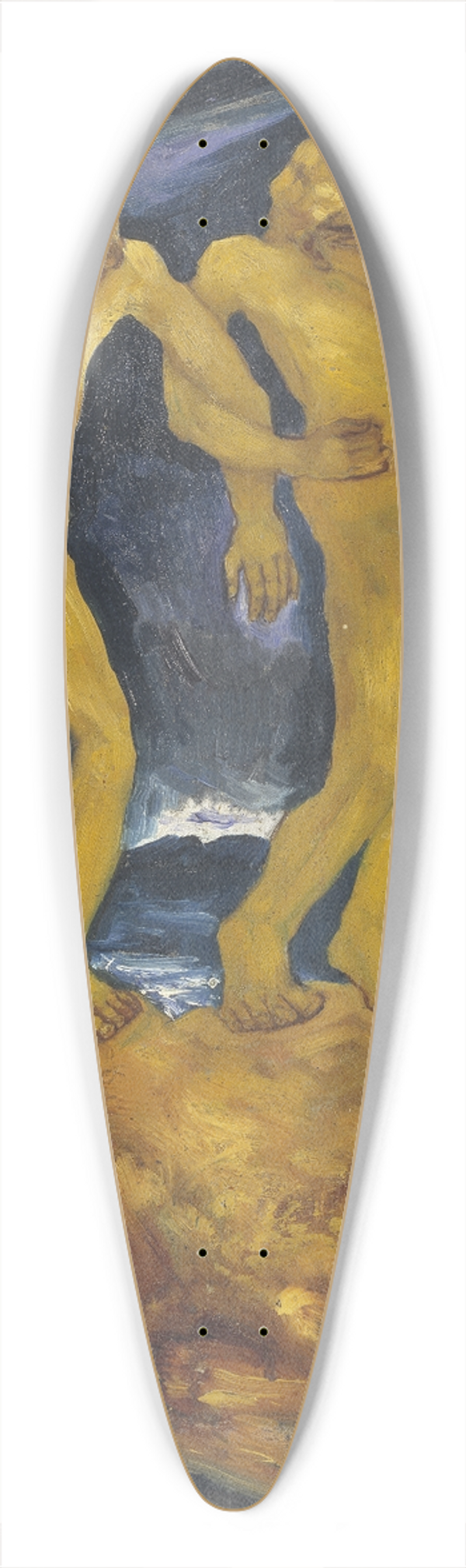 Carl Fredrik Hill - The Last Human Beings 39.3 inch art pintail longboard deck