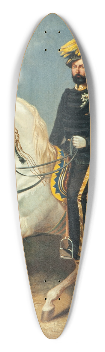 Carl Fredrik Kirboe - Karl XV, King of Sweden and Norway 1860-1872 39.3 inch art pintail longboard deck