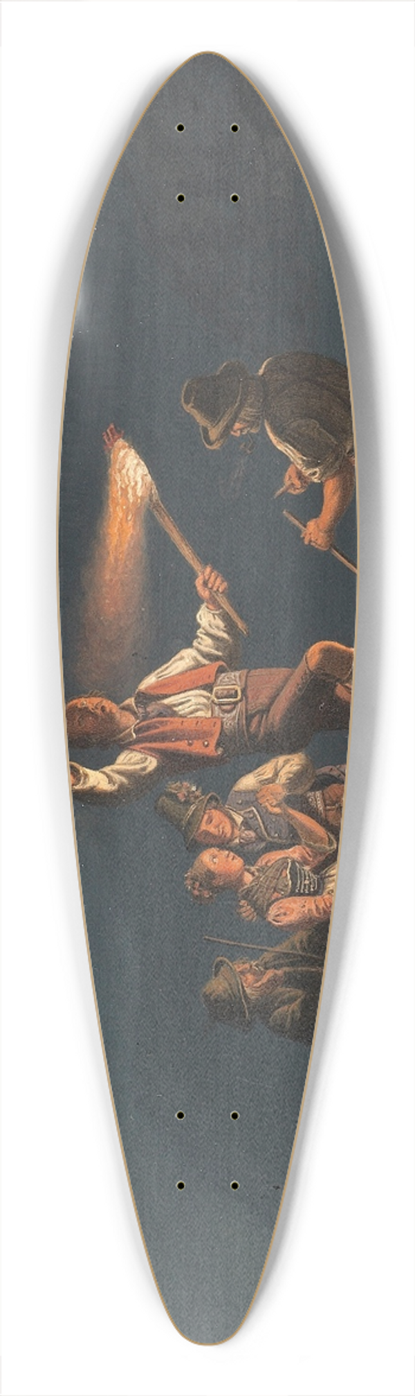 Carl Friedrich Moritz Mller - Nchtliche berfahrt 39.3 inch art pintail longboard deck